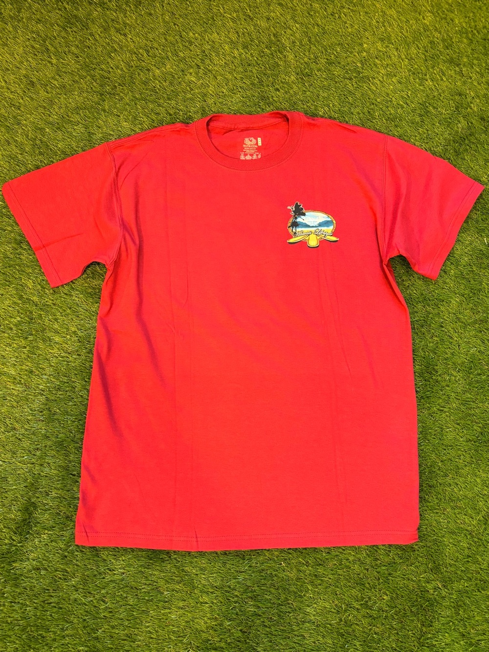 Hawaii Lifestyle Red Surf Graphic T-Shirt Men’s Medium - Picture 2 of 3